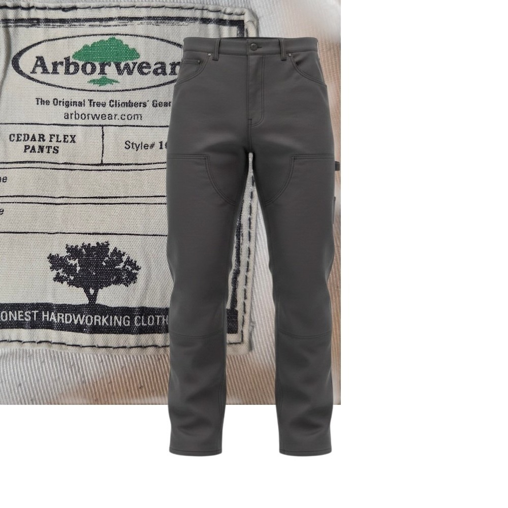 Arborwear Cedar Flex Pants Mens 36x30 Canvas Work‎ Utility Double Knee Tree